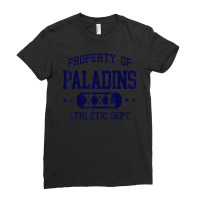 Paladins Retro Athletic Property Dept Funny T Shirt Ladies Fitted T-shirt | Artistshot