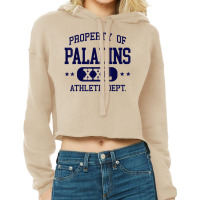 Paladins Retro Athletic Property Dept Funny T Shirt Cropped Hoodie | Artistshot