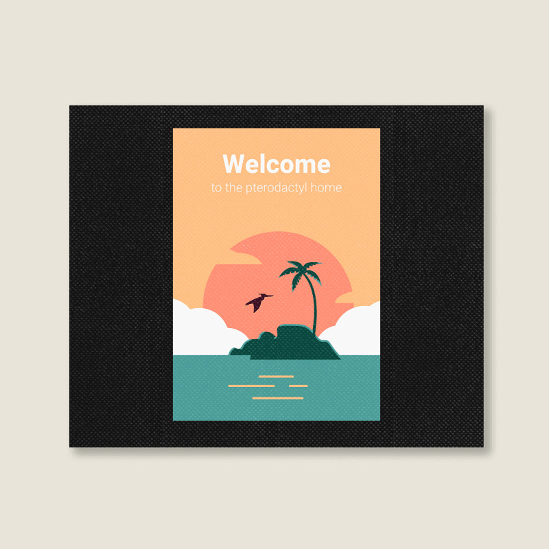 Welcome To Pterodactyl Home Landscape Canvas Print | Artistshot