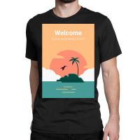 Welcome To Pterodactyl Home Classic T-shirt | Artistshot