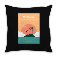 Welcome To Pterodactyl Home Throw Pillow | Artistshot