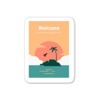 Welcome To Pterodactyl Home Sticker | Artistshot