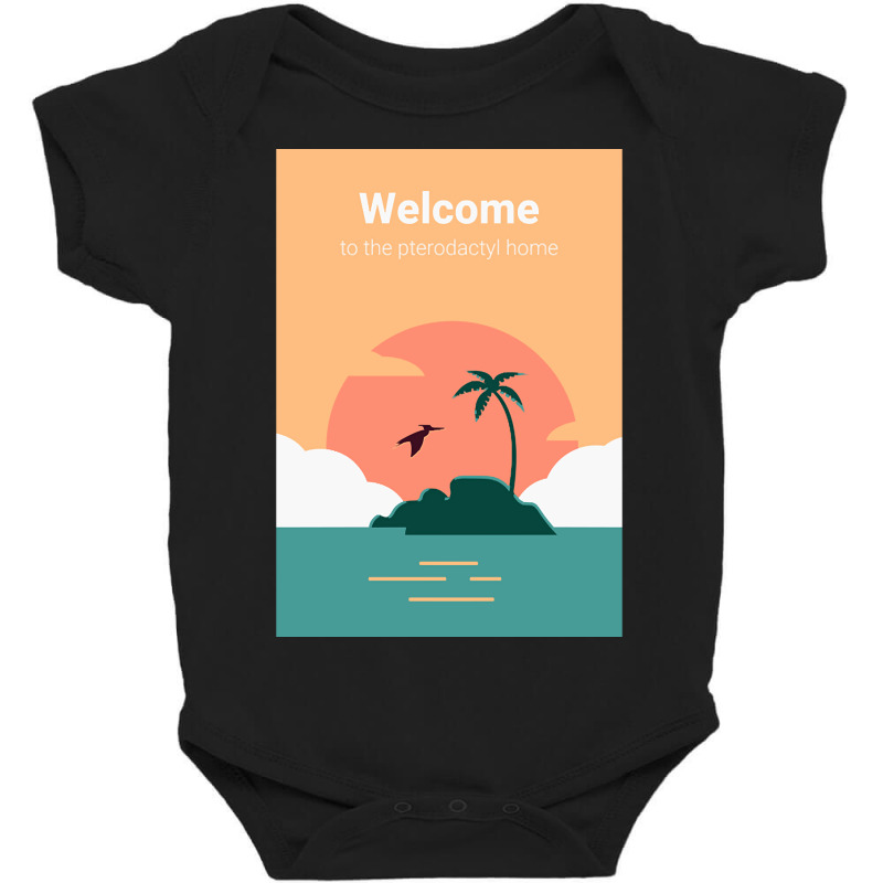 Welcome To Pterodactyl Home Baby Bodysuit | Artistshot