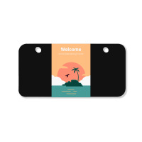 Welcome To Pterodactyl Home Bicycle License Plate | Artistshot