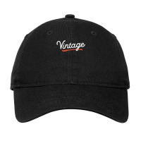 Word That Say Vintage Cool Classic Retro Distressed Adjustable Cap | Artistshot