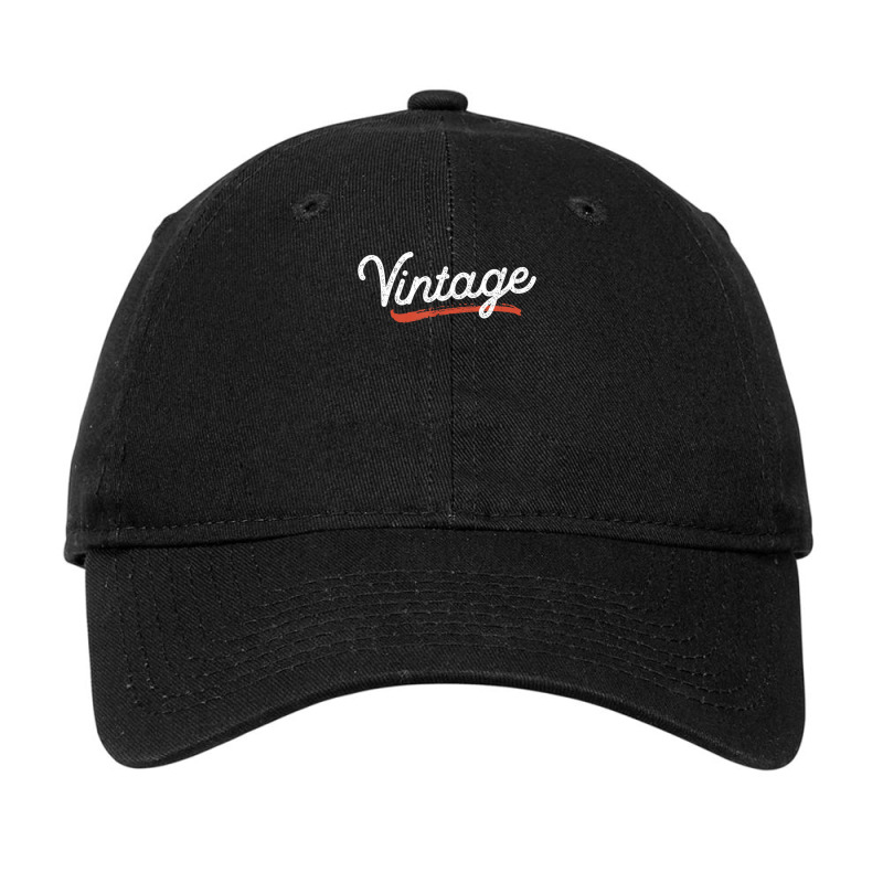 Word That Say Vintage Cool Classic Retro Distressed Adjustable Cap by rastyrocl | Artistshot