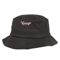 Word That Say Vintage Cool Classic Retro Distressed Bucket Hat | Artistshot