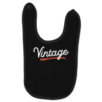 Word That Say Vintage Cool Classic Retro Distressed Baby Bibs | Artistshot