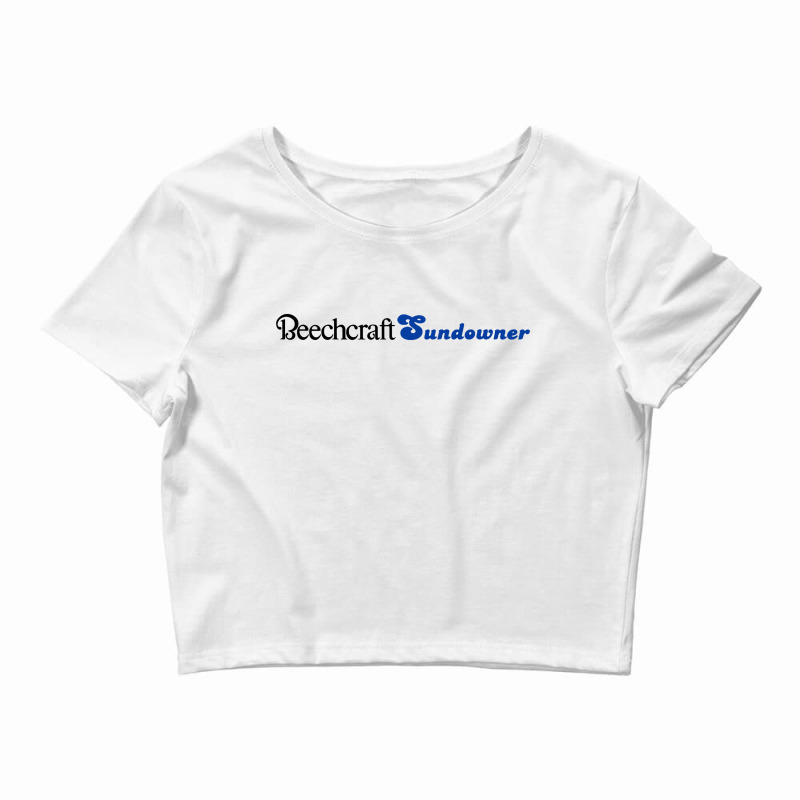 Beechcraft Sundowner Aircraft Aviation Crop Top by yoriinka | Artistshot