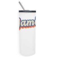 Jami Personalized Name  Custom Lettering 70 S Skinny Tumbler | Artistshot