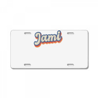 Jami Personalized Name  Custom Lettering 70 S License Plate | Artistshot