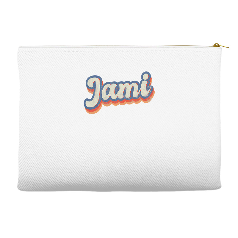 Jami Personalized Name  Custom Lettering 70 S Accessory Pouches | Artistshot