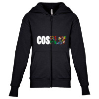 Cosplay (superhero Pattern) Youth Zipper Hoodie | Artistshot