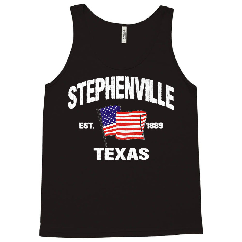 Stephenville Texas Tx Usa Stars & Stripes Vintage Style Premium Tank Top by JilmarM.Perez | Artistshot