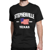 Stephenville Texas Tx Usa Stars & Stripes Vintage Style Premium Classic T-shirt | Artistshot