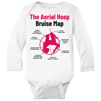 The Aerial Hoop Bruise Map Acrobatics Gymnastics Sports T Shirt Long Sleeve Baby Bodysuit | Artistshot