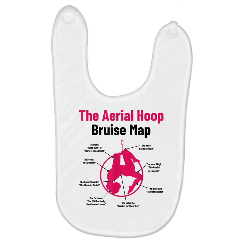 The Aerial Hoop Bruise Map Acrobatics Gymnastics Sports T Shirt Baby Bibs by deemerx8lmshare | Artistshot