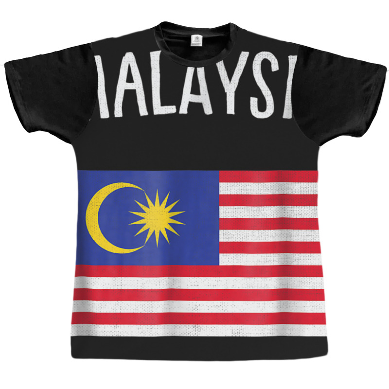 Malaysia Flag Graphic T-shirt by LUCYICHARDS | Artistshot