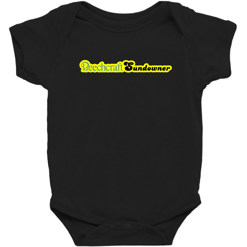 Beechcraft Sundowner Aircraft Aviation Baby Bodysuit by yoriinka | Artistshot