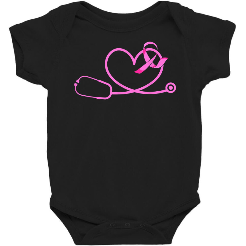 Breast Cancer Doctor Nurse Apparel, Pink Ribbon Women T Shirt Baby Bodysuit | Artistshot