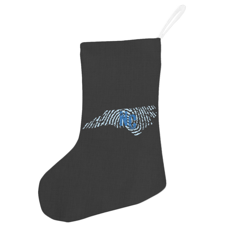 Home State Fingerprint North Carolina Holiday Stocking by JemmaLyna | Artistshot