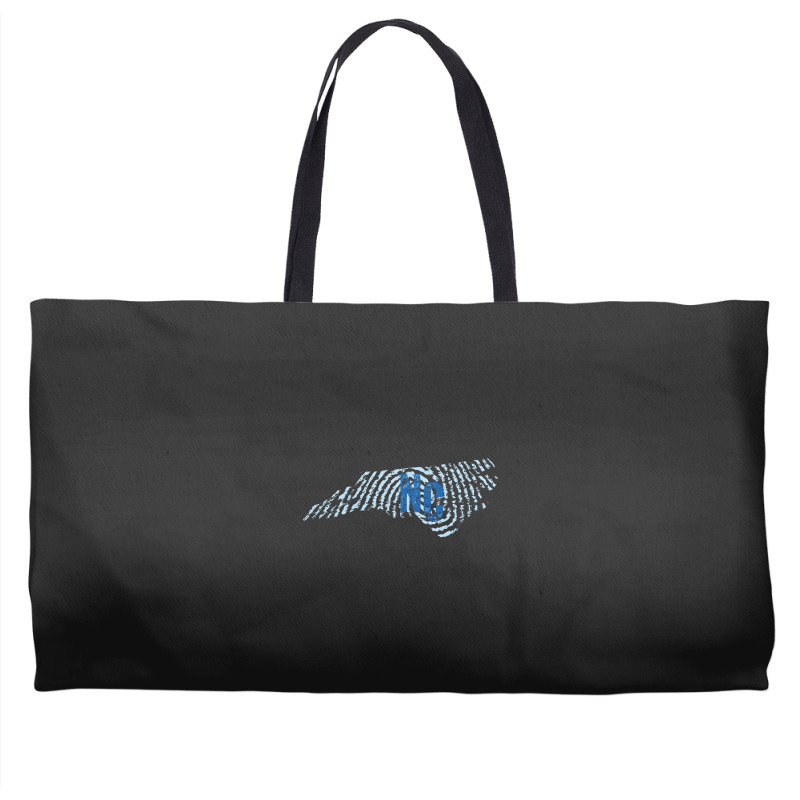 Home State Fingerprint North Carolina Weekender Totes by JemmaLyna | Artistshot