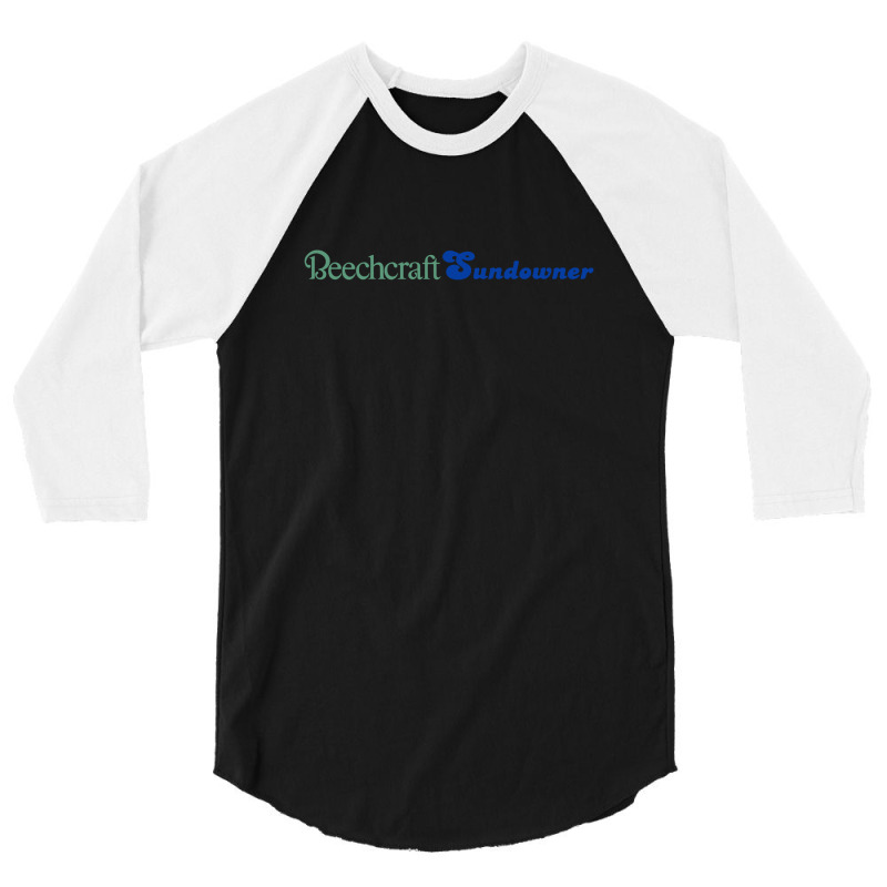 Beechcraft Sundowner Aircraft Aviation 3/4 Sleeve Shirt by yoriinka | Artistshot