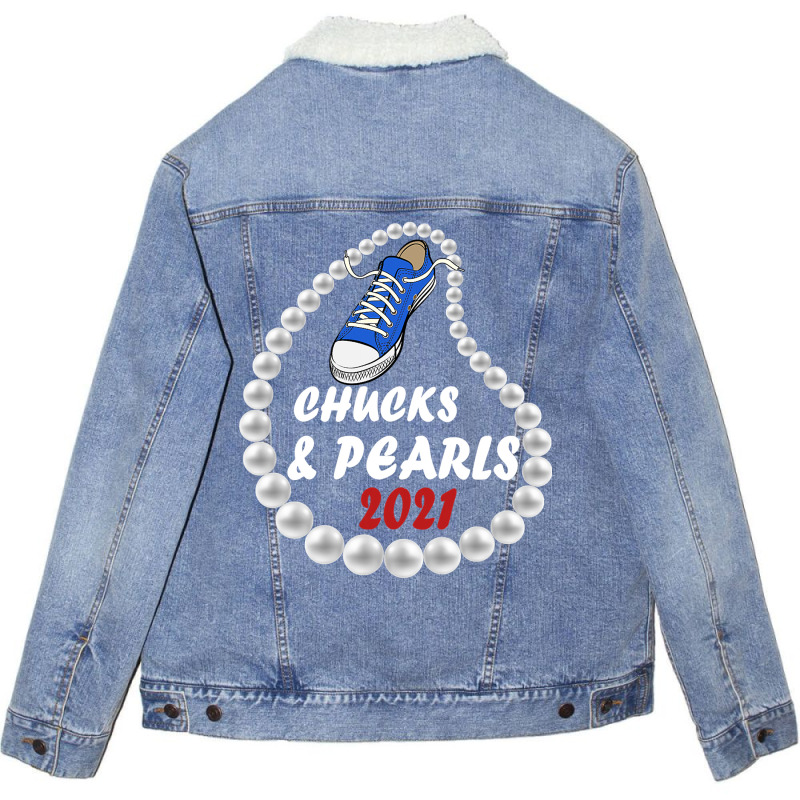 Chucks   Pearls 2021 Unisex Sherpa-lined Denim Jacket | Artistshot