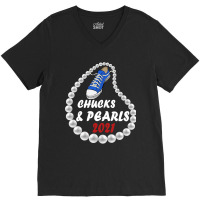 Chucks   Pearls 2021 V-neck Tee | Artistshot