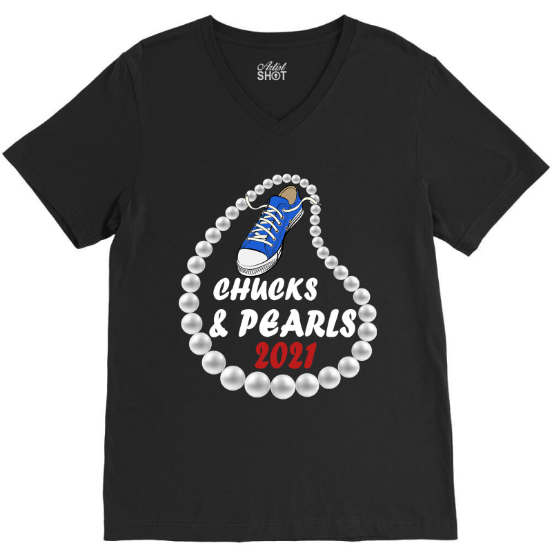 Chucks   Pearls 2021 V-neck Tee | Artistshot