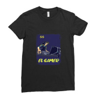 Mexican El Gamer Lottery Traditional Ladies Fitted T-shirt | Artistshot