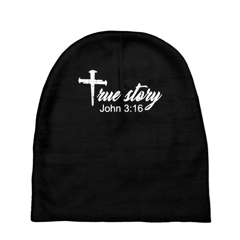 True Story Christmas Nativity Jesus Christian Christmas Xmas T Shirt Baby Beanies by j83tytler | Artistshot