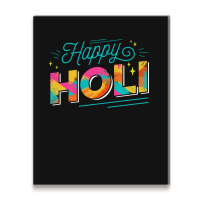 Happy Holi Colorful Holi Festival Metal Print Vertical | Artistshot