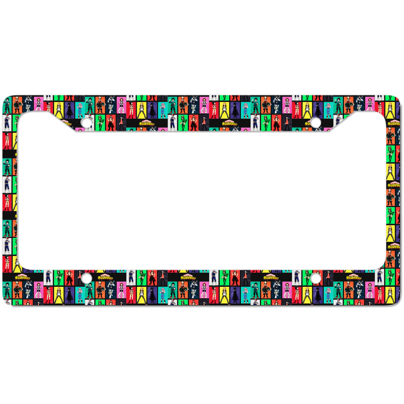 Custom My Hero Academia License Plate Frame By Colorfull Art - Artistshot