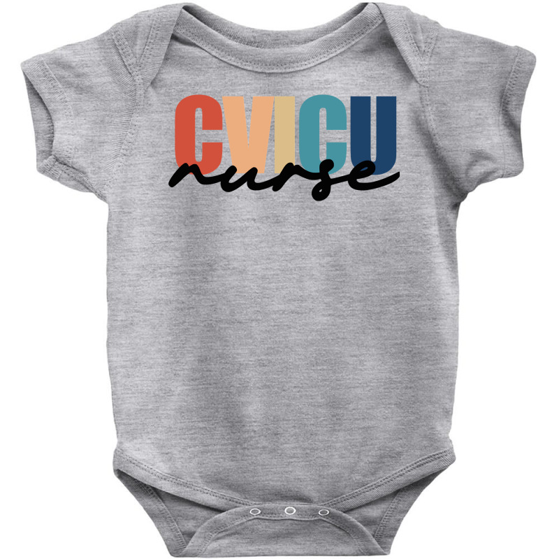 Cvicu Nurse Rn Cardiovascular Intensive Care Unit Nurse Life Long Slee Baby Bodysuit by tamkyfashions | Artistshot