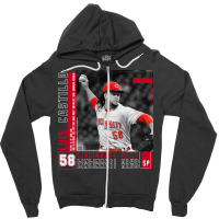 Luis Castillo Baseball Edit Tapestries Reds Zipper Hoodie | Artistshot