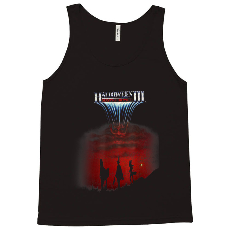 Halloween 3 Season Of The Witch Silhouette Poster Tank Top | Artistshot