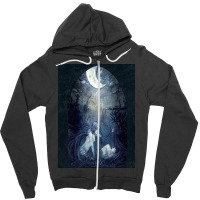 Écailles De Lune Alcest Zipper Hoodie | Artistshot