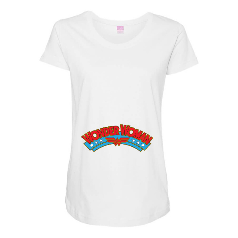 Wonder Woman Maternity Scoop Neck T-shirt by duagigikelinci | Artistshot