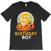 Happy 5th Birthday Boy Halloween T-shirt | Artistshot