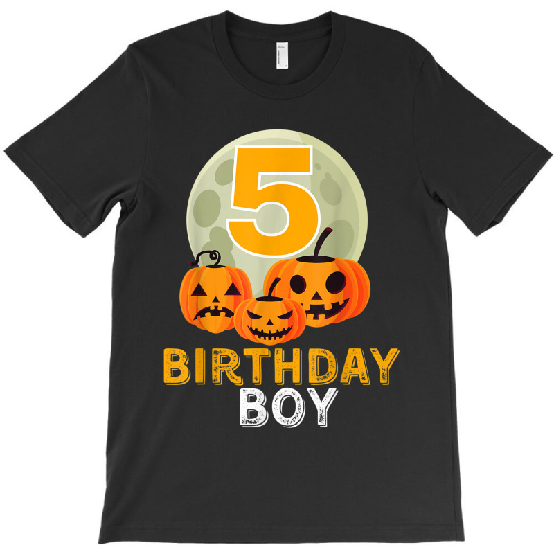 Happy 5th Birthday Boy Halloween T-shirt | Artistshot