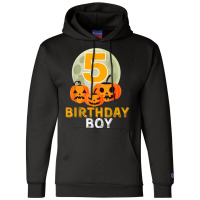 Happy 5th Birthday Boy Halloween Champion Hoodie | Artistshot