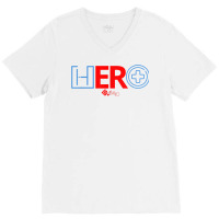 Er Hero, Er Nurse, Emergency Room Or Emergency Department T Shirt V-neck Tee | Artistshot