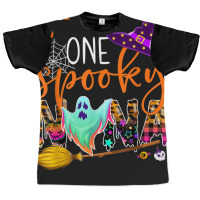 Happy Halloween One Spooky Nana Funny Nana Costume Graphic T-shirt | Artistshot