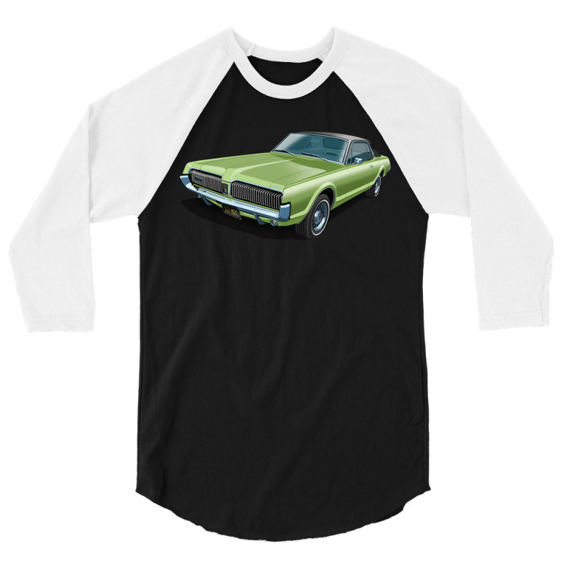 1967 Mercury Cougar In Lime Frost Five 3/4 Sleeve Shirt by StefanyIveson | Artistshot