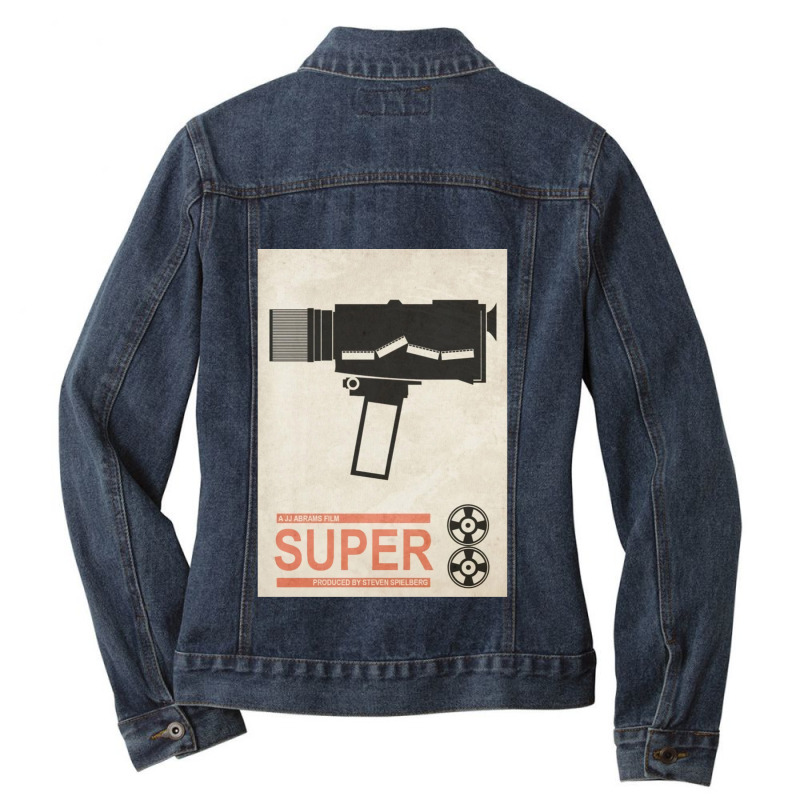 Super Film Ladies Denim Jacket by TheresaJoyWilliams | Artistshot