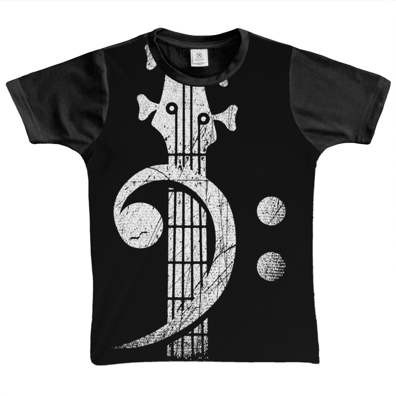 Bass Cleff Headstock Bass Guitar Graphic Youth T-shirt | Artistshot