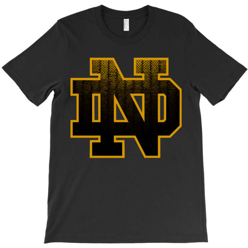 Notre Dame Golf Carbon Fiber T-shirt | Artistshot