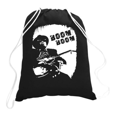 John Lee Hooker Drawstring Bags Designed By Erni