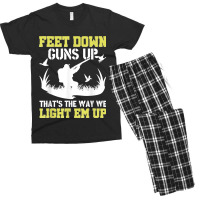 Funny Feet Down Duck Hunting Duck Hunter Men's T-shirt Pajama Set | Artistshot